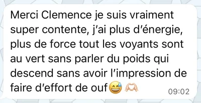 Message cliente NutriWell